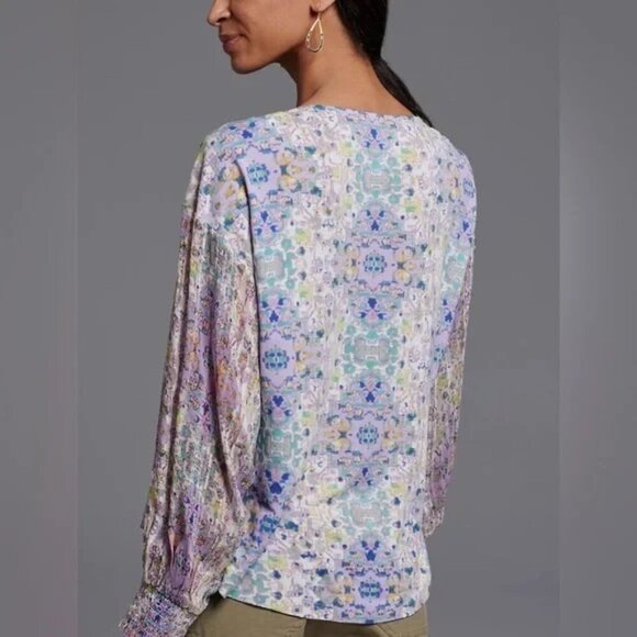 ANTHROPOLOGIE Odetta Embroidered Top sz Small - Picture 6 of 8